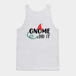 Cheeky Christmas Gnomes III Tank Top